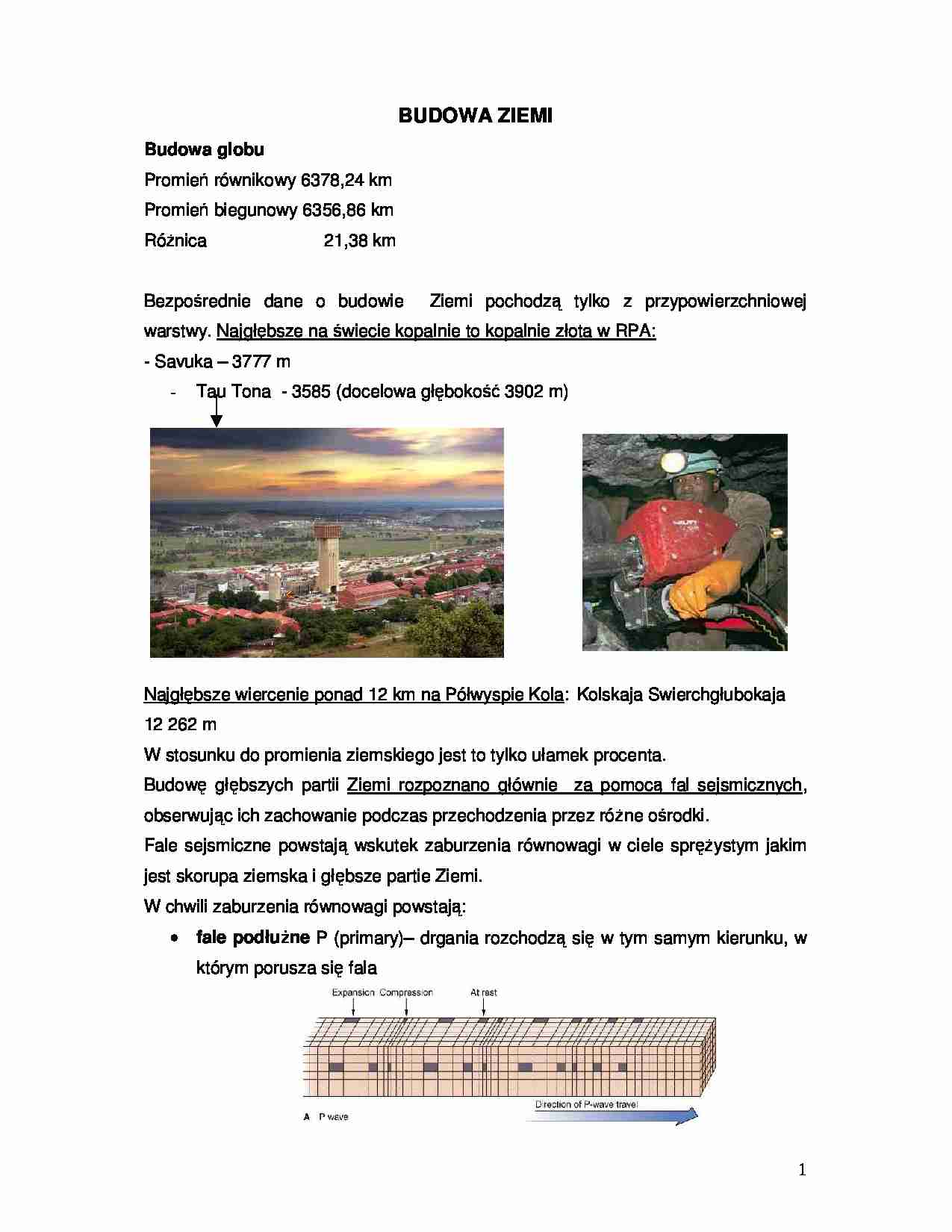 Budowa Ziemi-wykład - strona 1