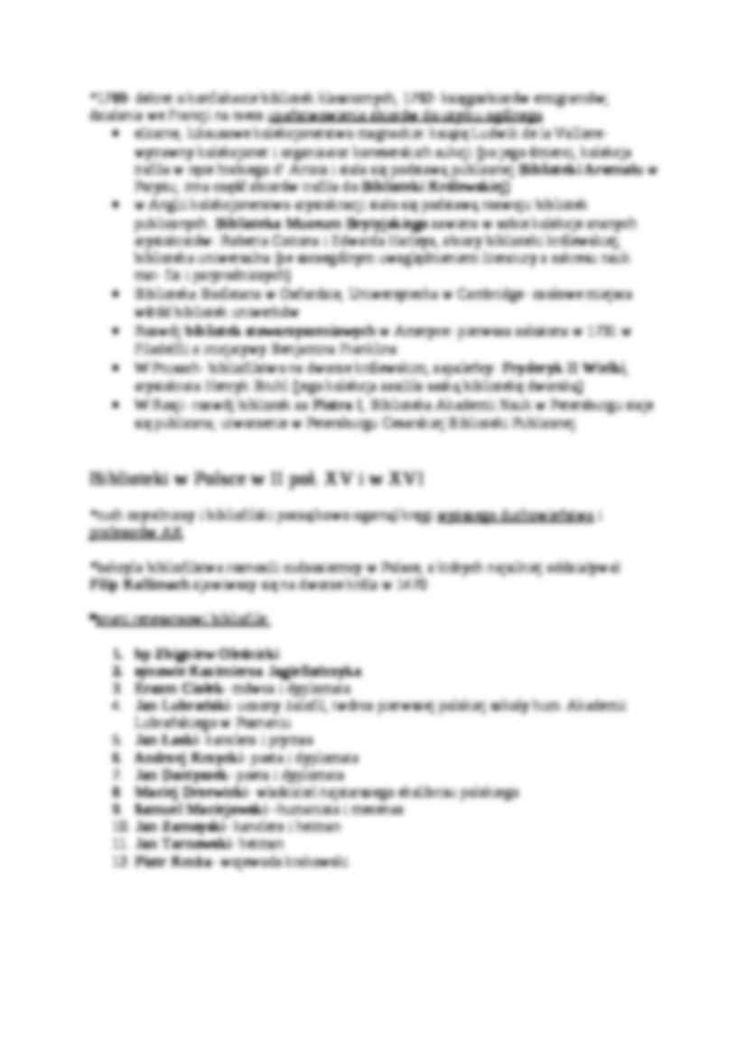 Biblioteki w Europie i w  Polsce XV- XVIII - Jan III Sobieski - strona 3