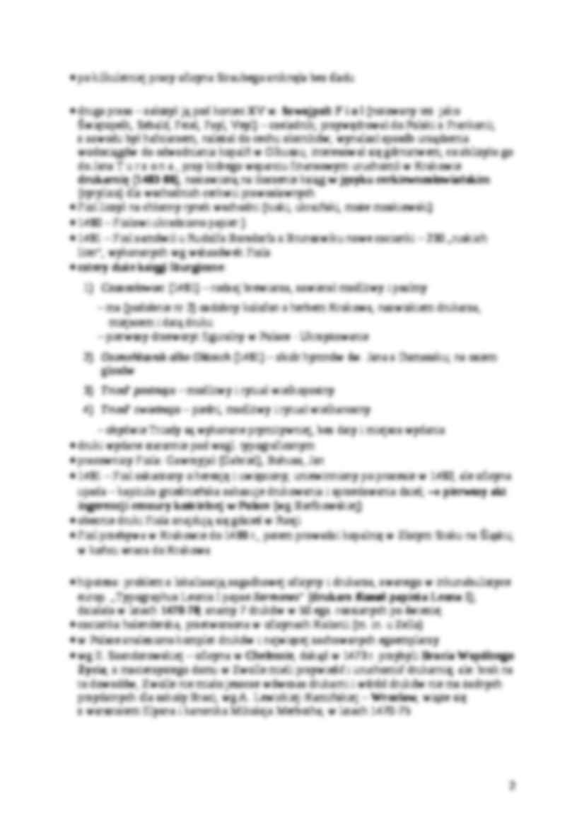 Produkcja ksiazki w Polsce  w XV i XVI wieku - strona 2