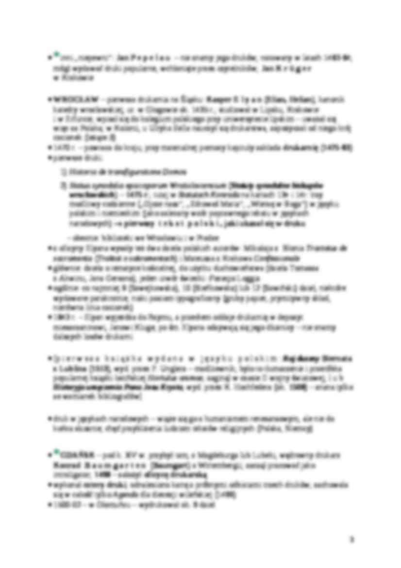 Produkcja ksiazki w Polsce  w XV i XVI wieku - strona 3