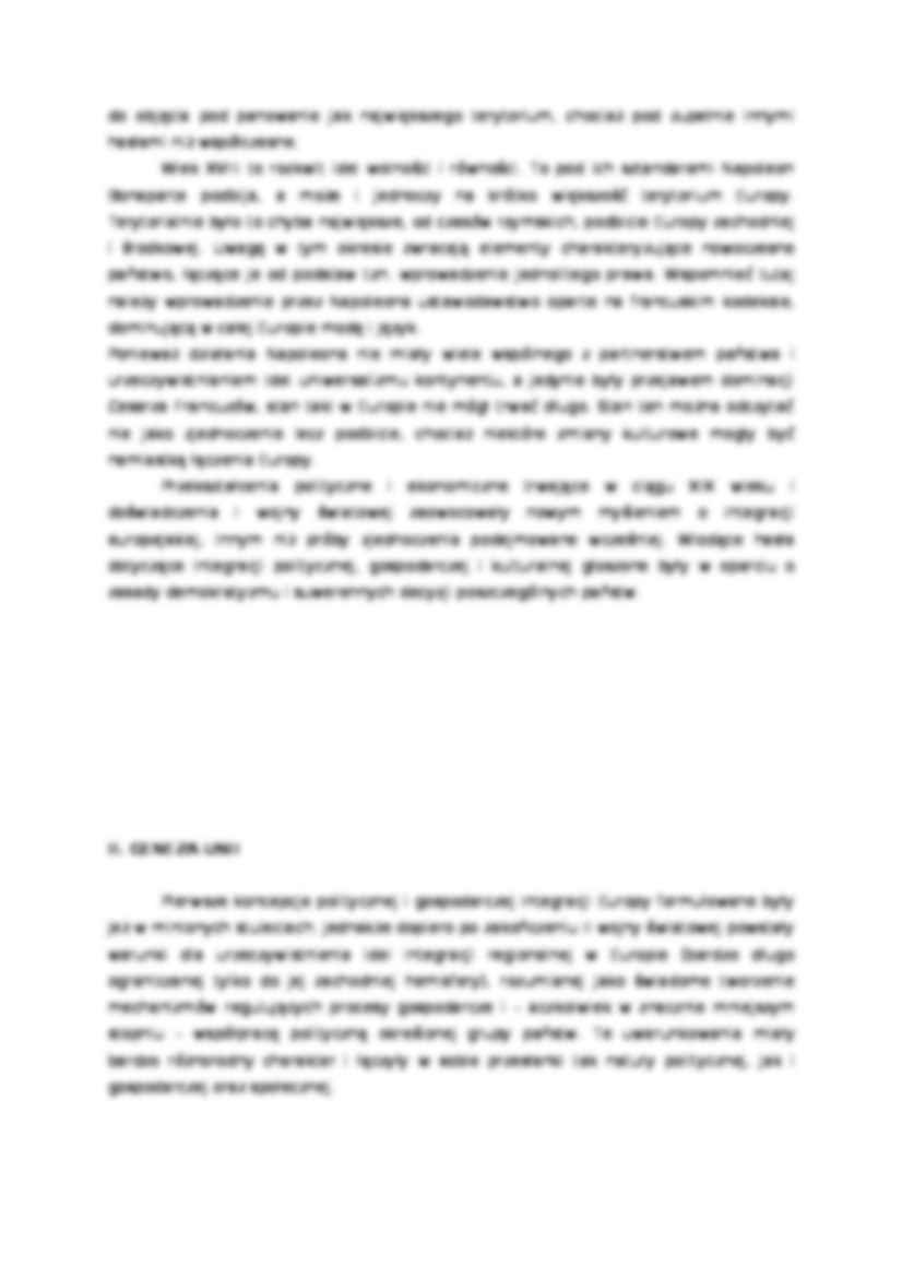 Geneza powstania Unii Europejskiej  - strona 3