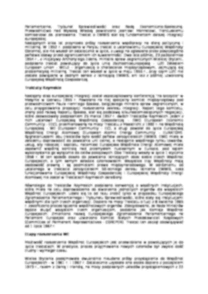 Historia Unii Europejskiej - Traktaty Rzymskie - strona 2