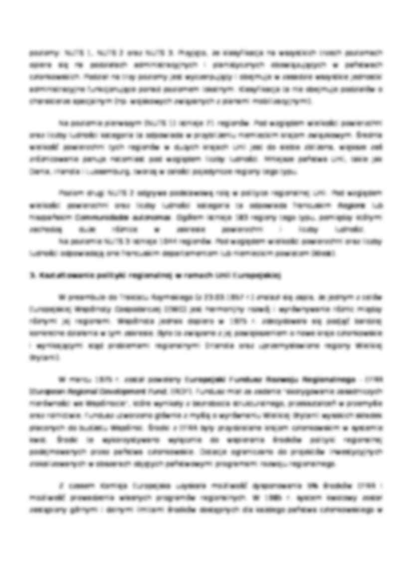Polityka regionalna w Unii Europejskiej  - strona 2