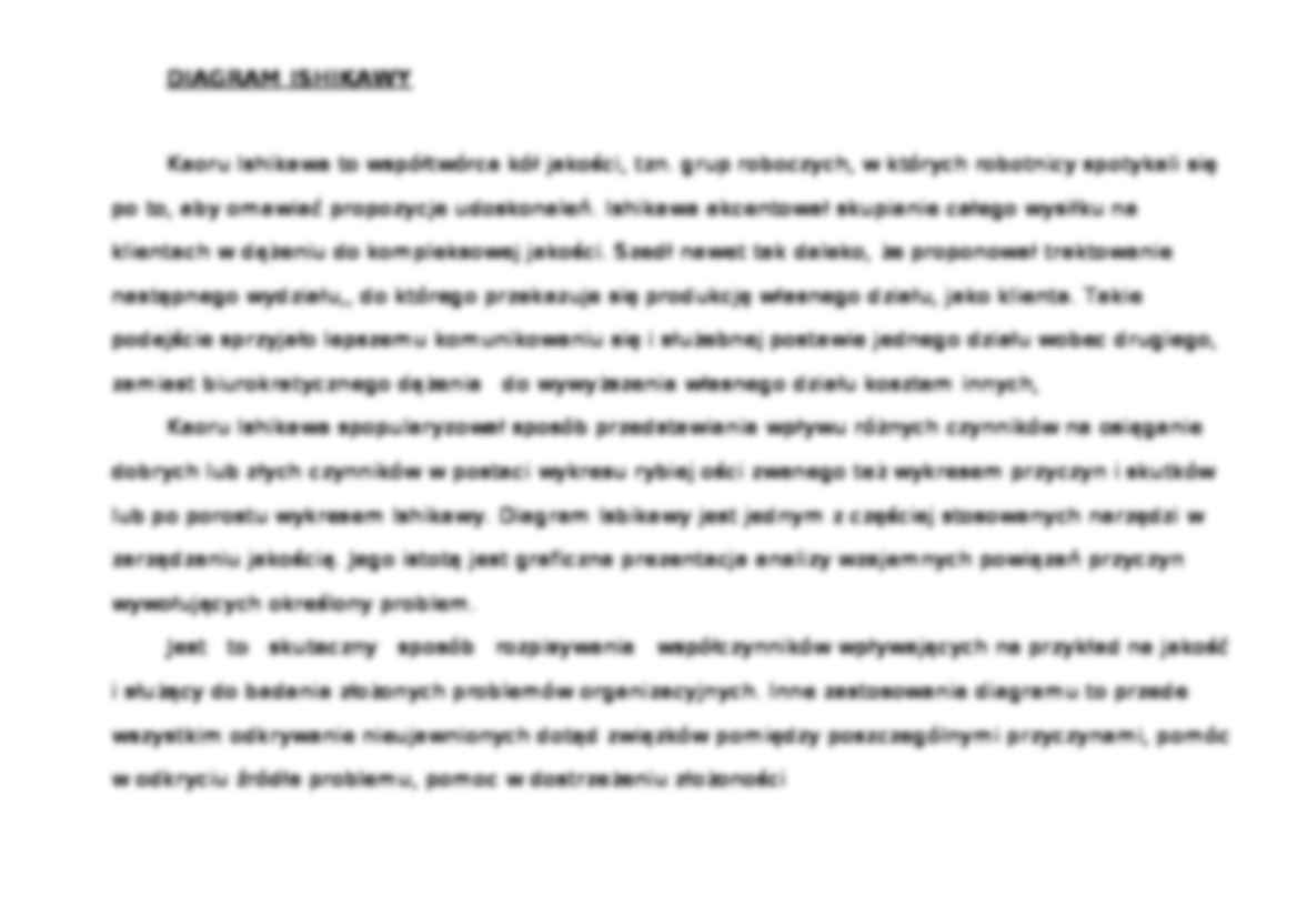 Diagram Ishikawy - diagram i jego opis - strona 2