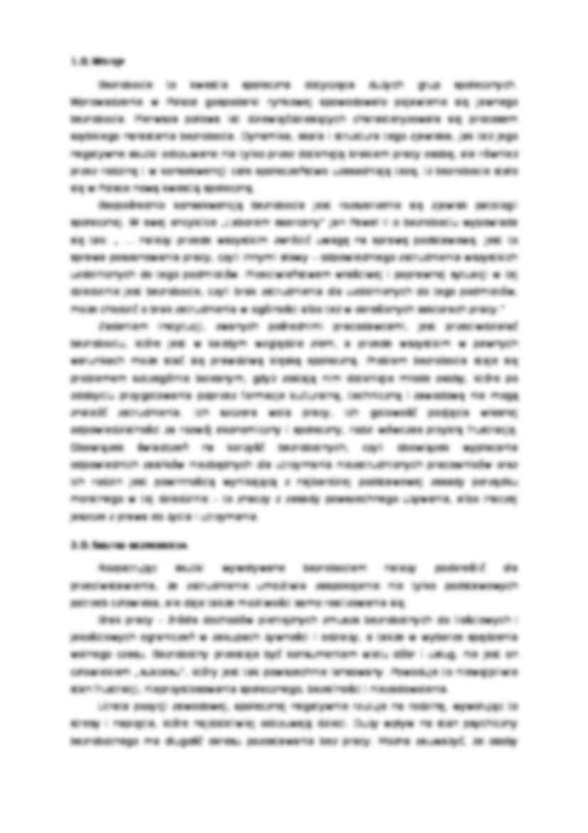 Bezrobocie - Kwestia społeczna - strona 2