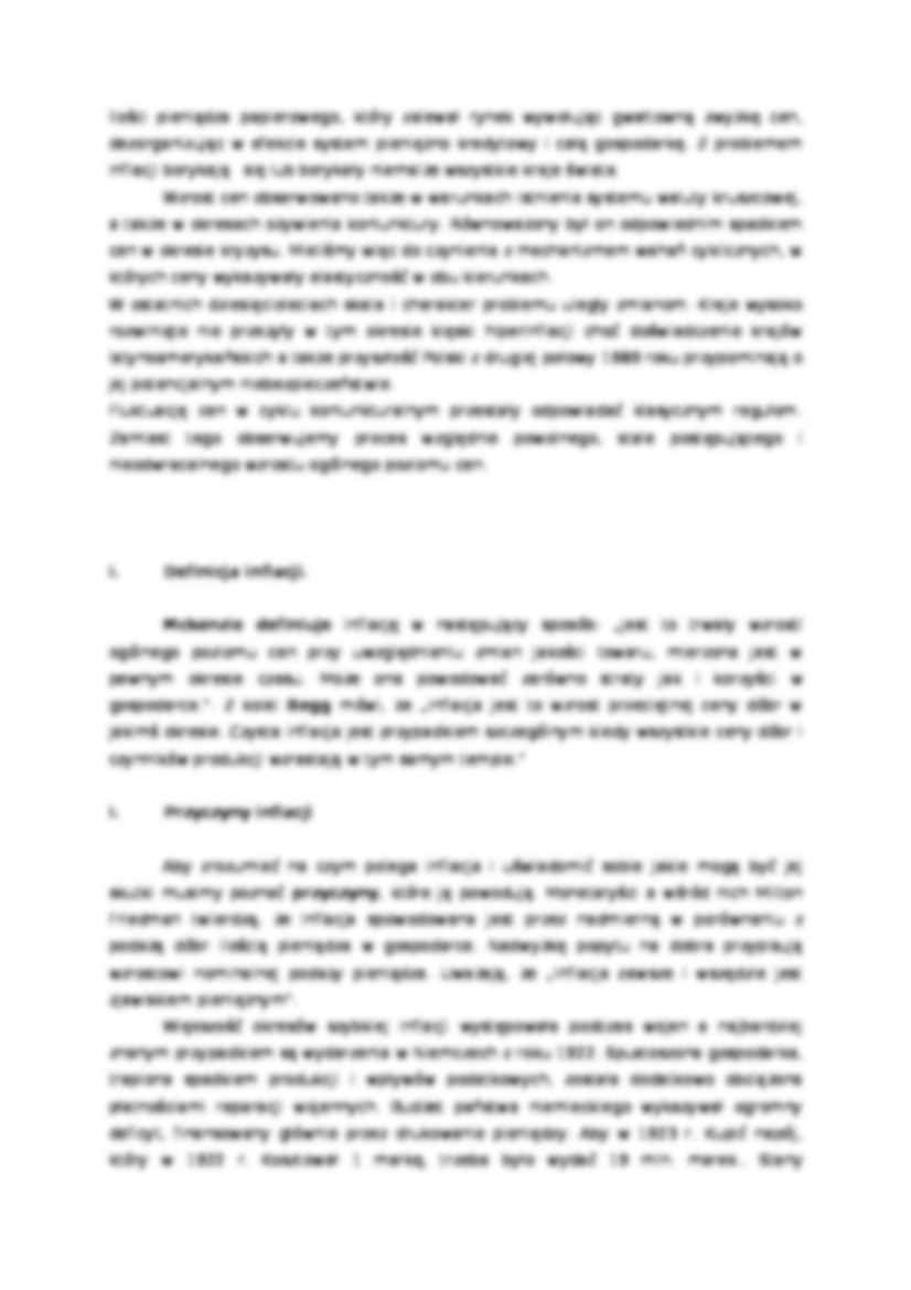 Inflacja - definicja, przyczyny, skutki - strona 2