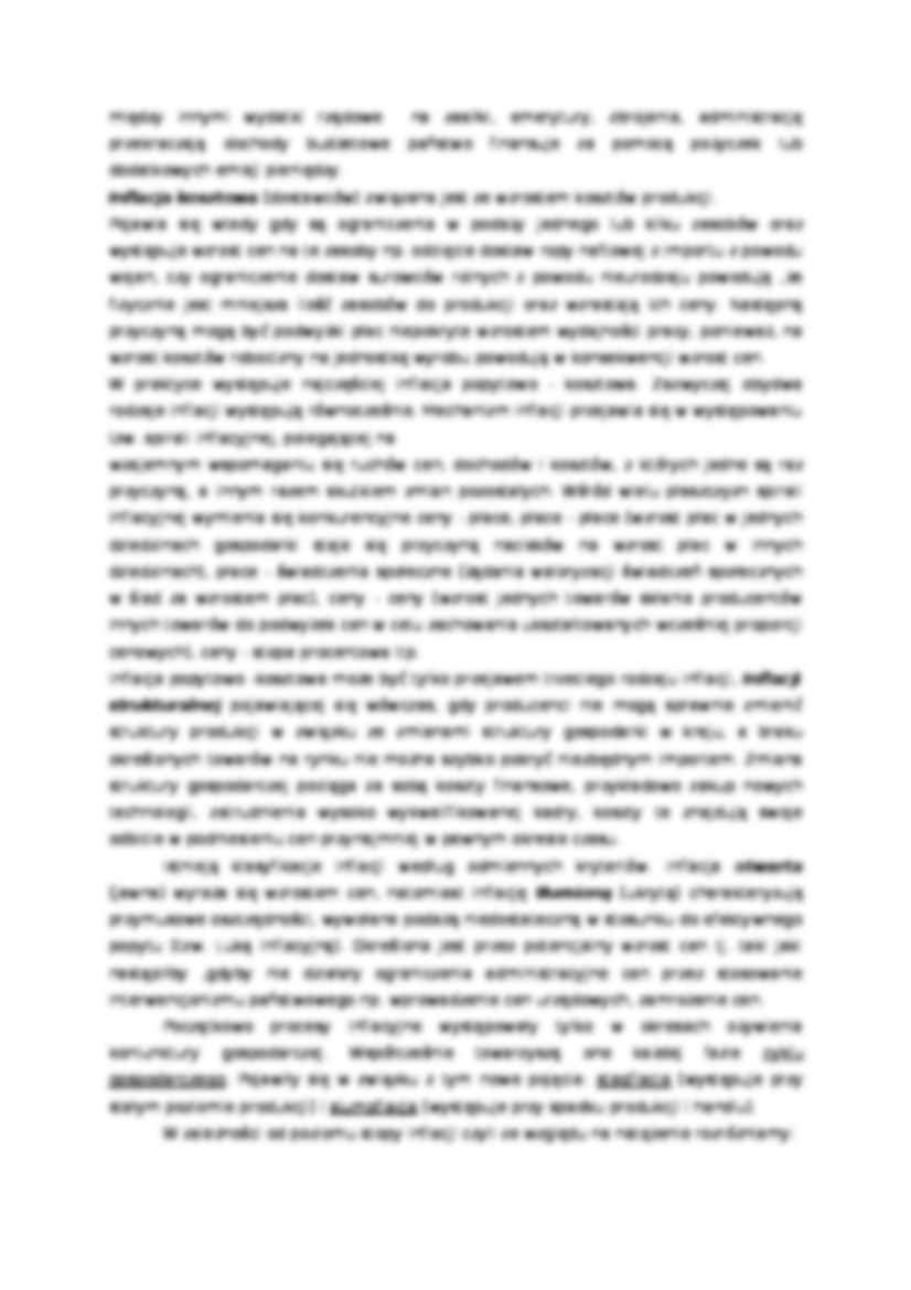 Inflacja w teorii ekonomii  - strona 2