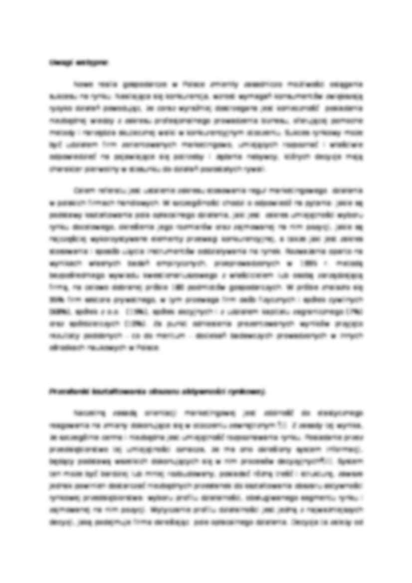 Marketingowa orientacja przedsiębiorstw - Przewaga konkurencyjna - strona 2