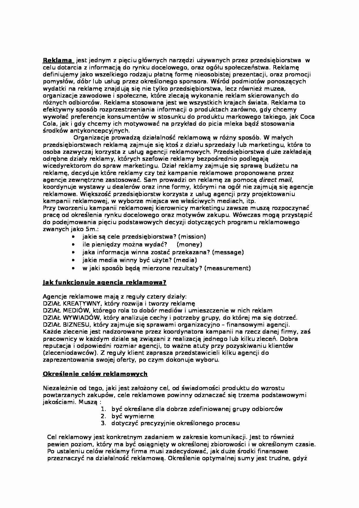 Branża reklamowa - reklama - strona 1