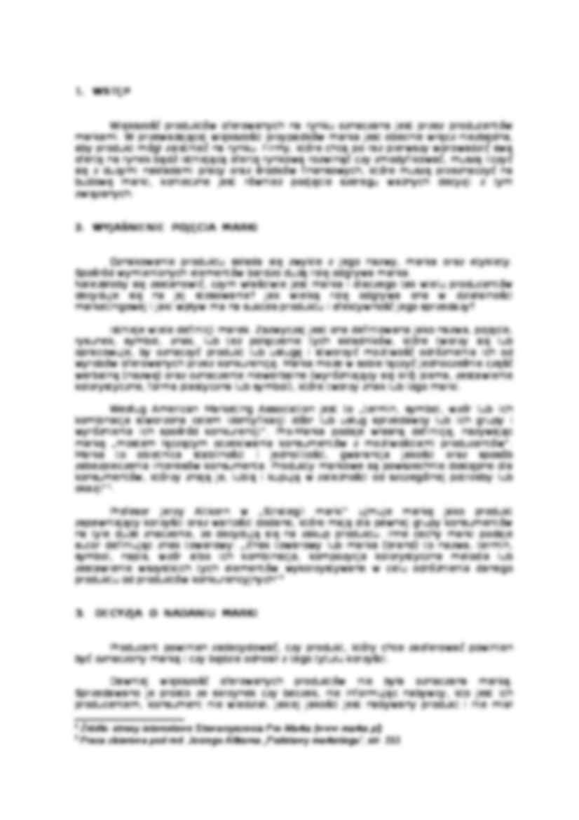 Decyzje podejmowane w procesie budowy marki - strona 3