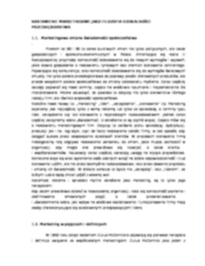 Nastawienie marketingowe  - strona 2