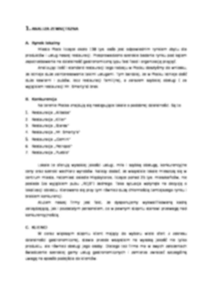 Plan marketingowy - restauracja - strona 3