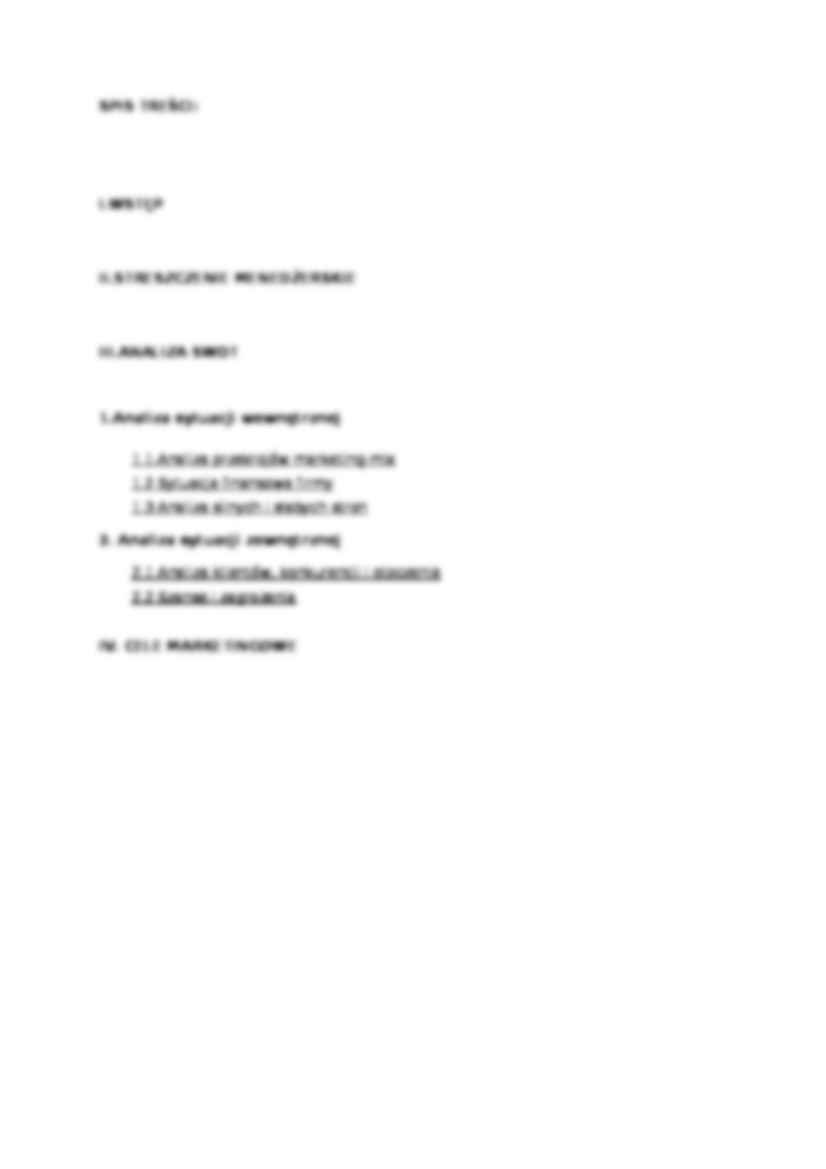 Plan marketingowy firmy handlowej  - strona 2