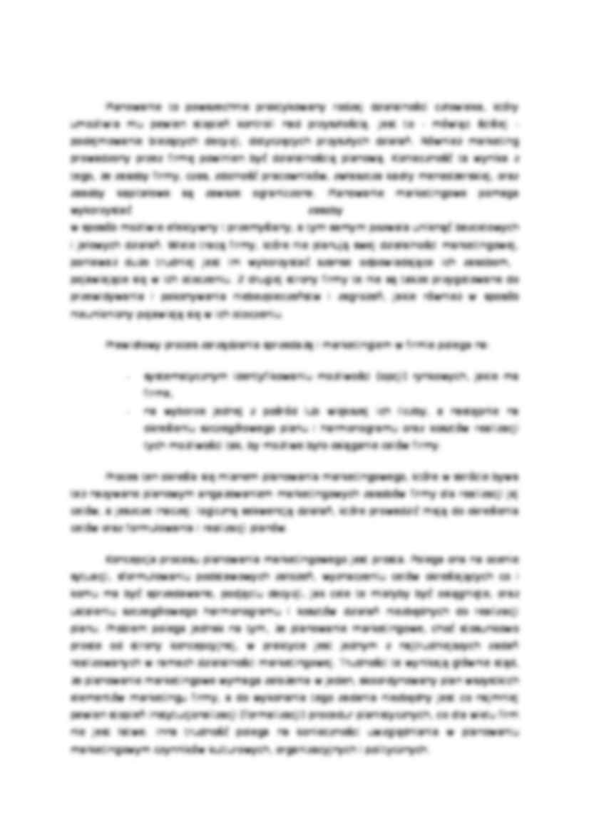 Planowanie marketingowe - strona 2