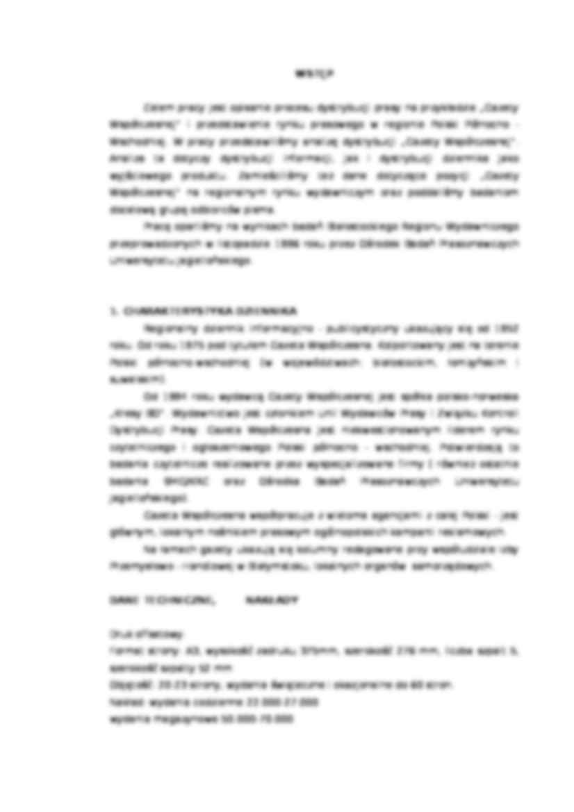 Przykład procesu dystrybucji - strona 2