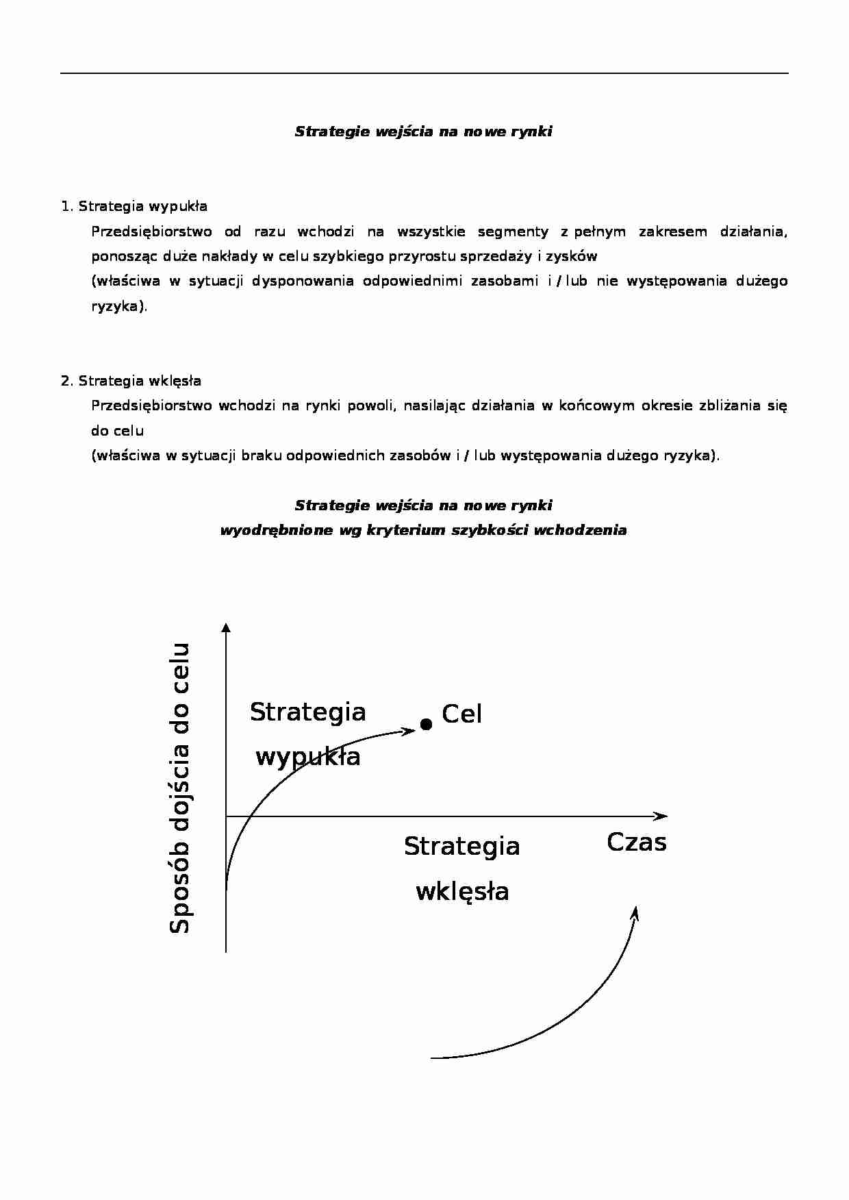 Strategie wejścia na nowe rynki - strona 1