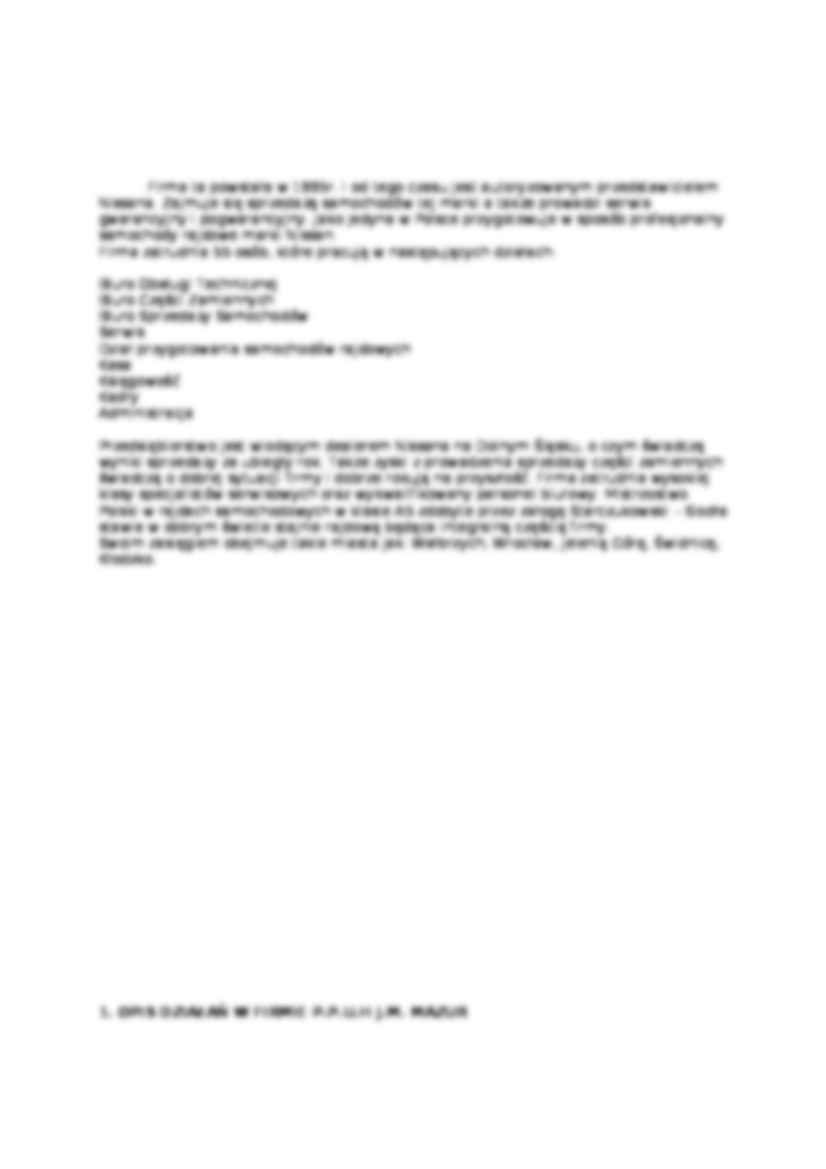 Zarządzanie procesami - dealer samochodów  - strona 2