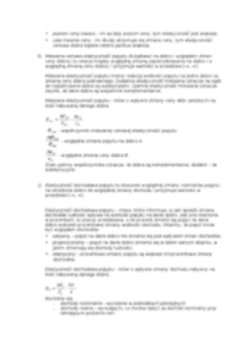 Elastyczność popytu - Determinanty elastyczności cenowej - strona 2