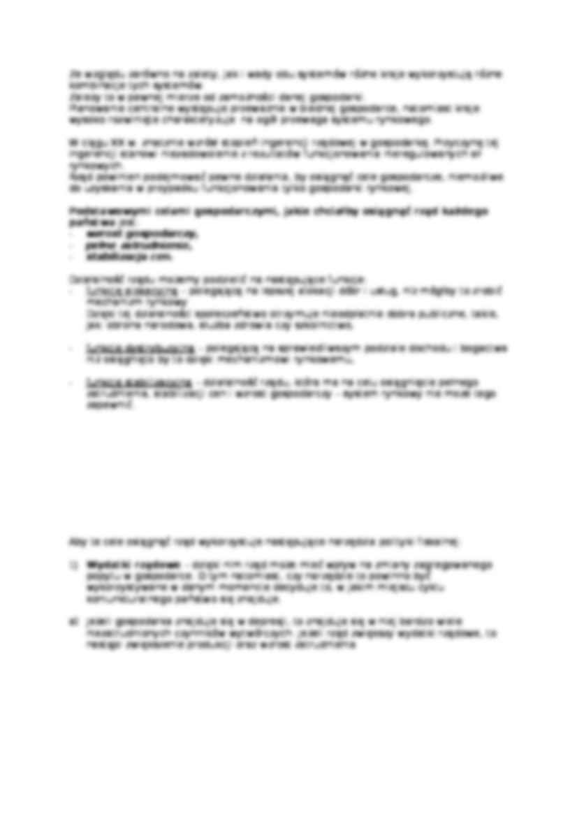 Interwencjonizm państwowy - System rynkowy - strona 2