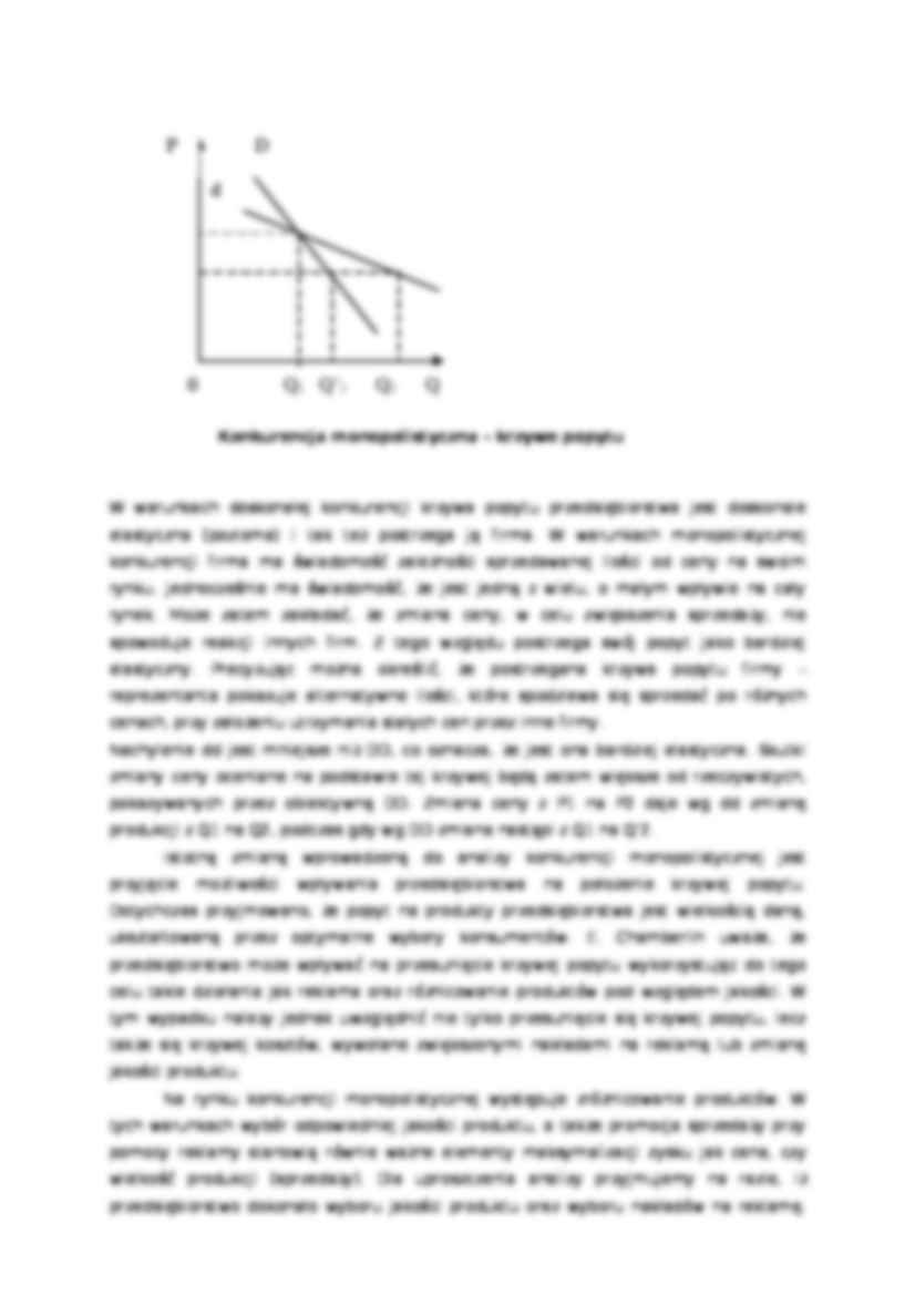 Konkurencja monopolistyczna - krzywe popytu - strona 3