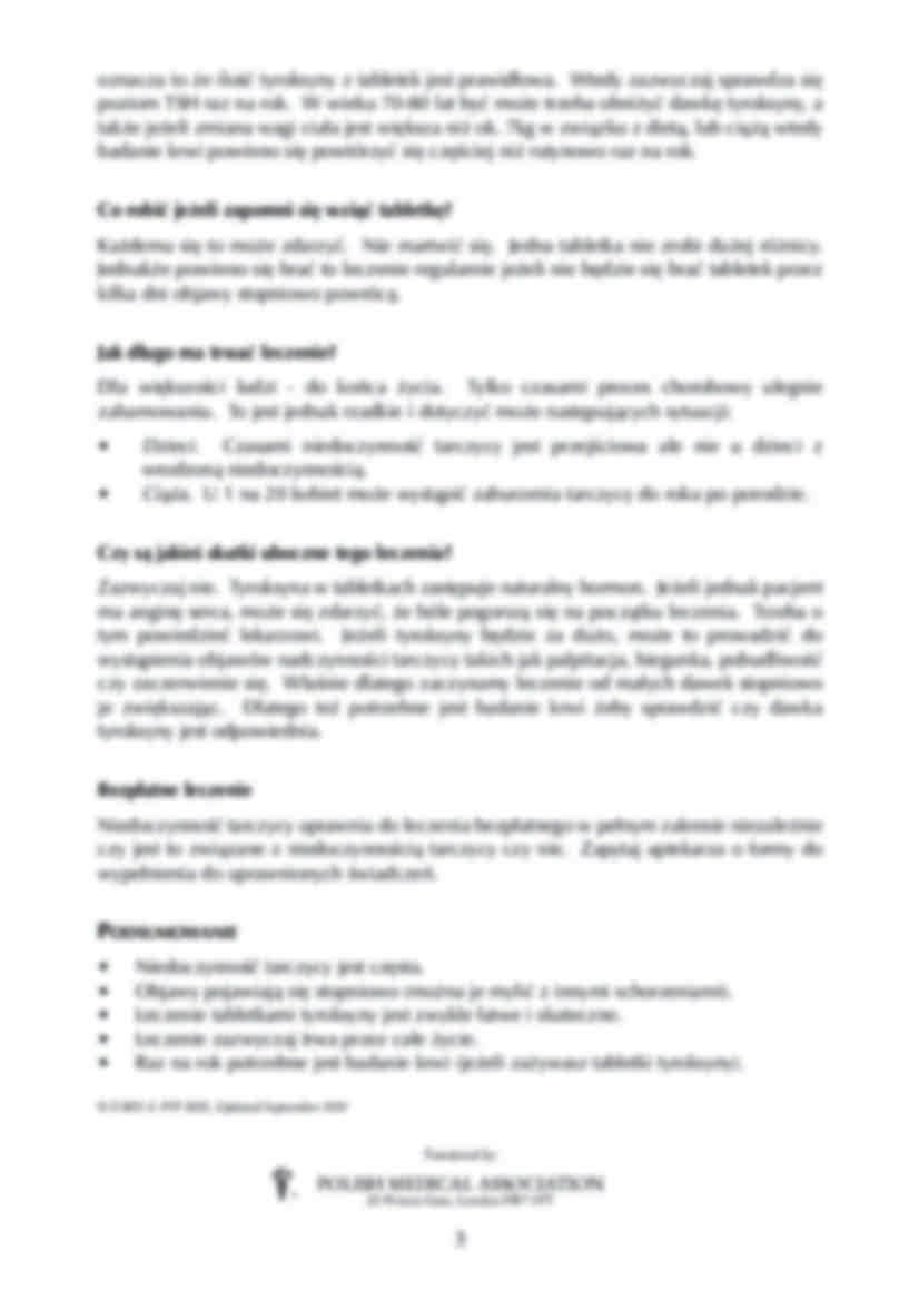 Hypothyroidism - niedoczynność tarczycy - strona 3