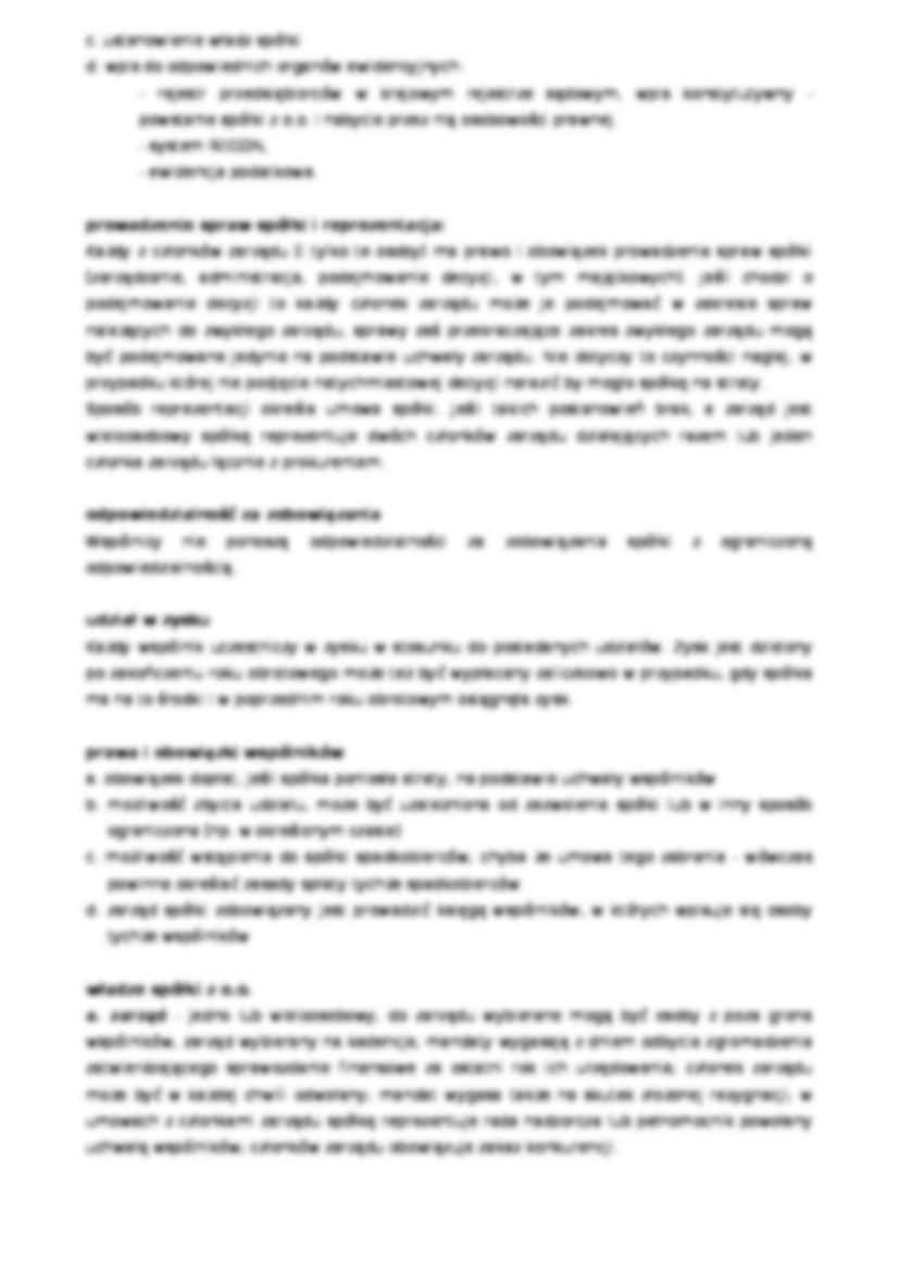 Spółki kapitałowe - powstanie spółki  - strona 2
