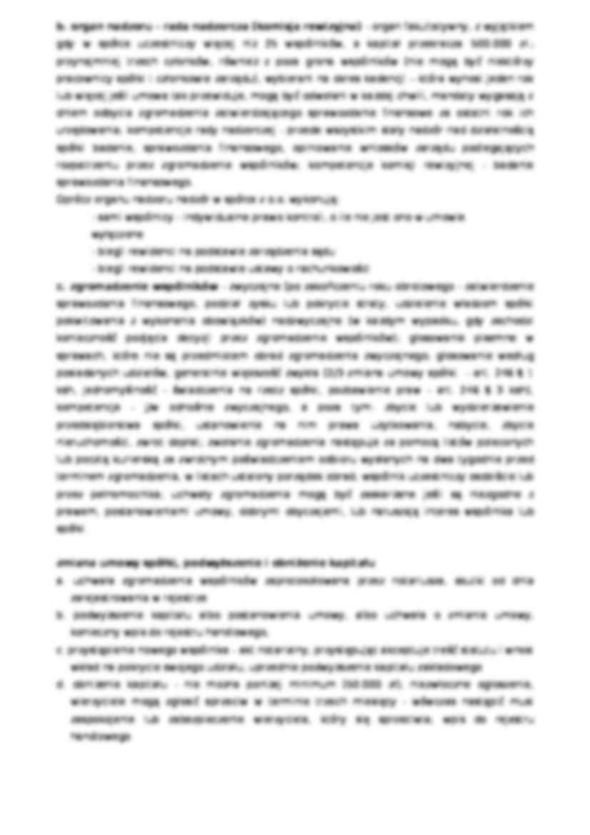 Spółki kapitałowe - powstanie spółki  - strona 3