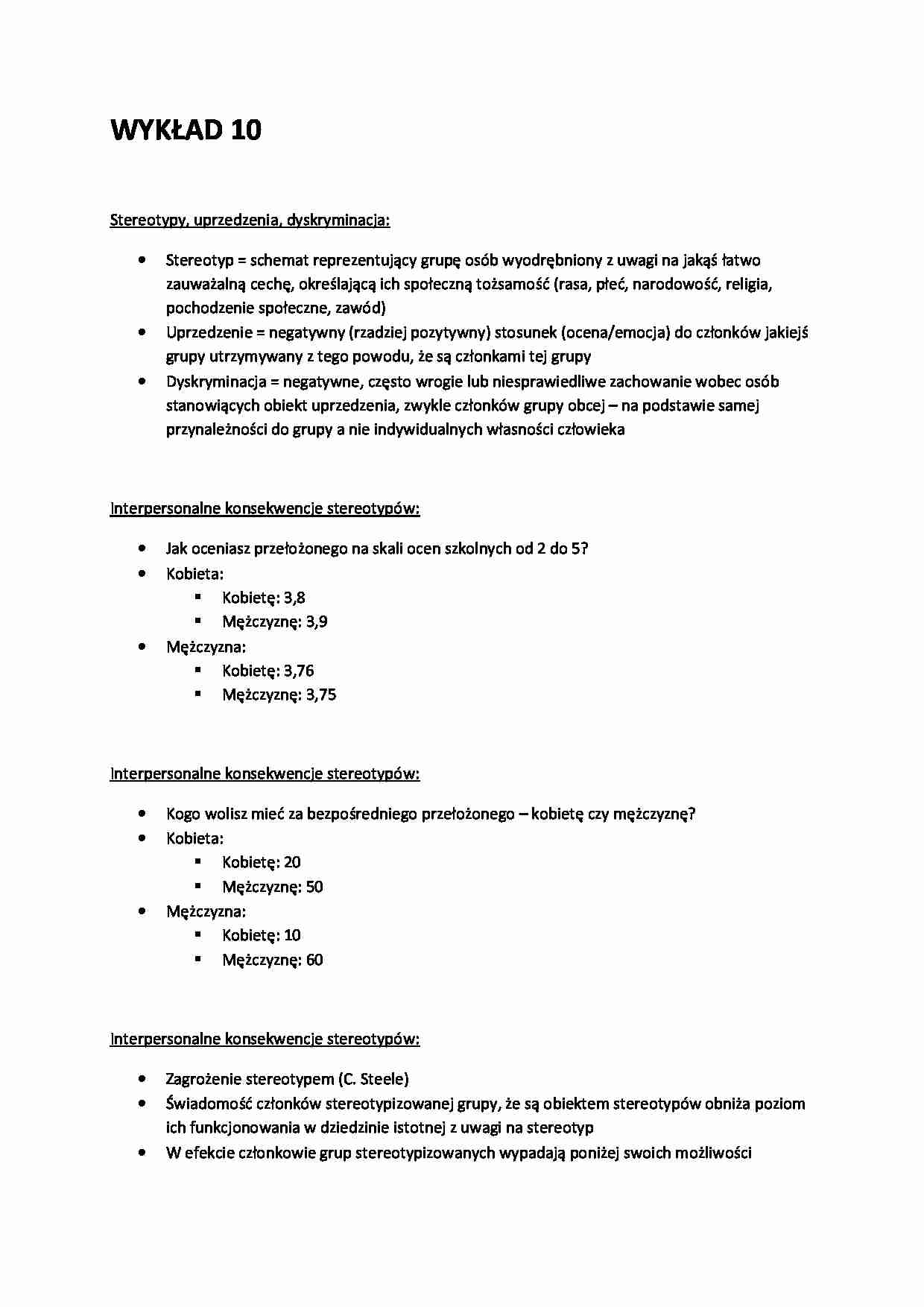 Stereotypy, uprzedzenia, dyskryminacja - strona 1