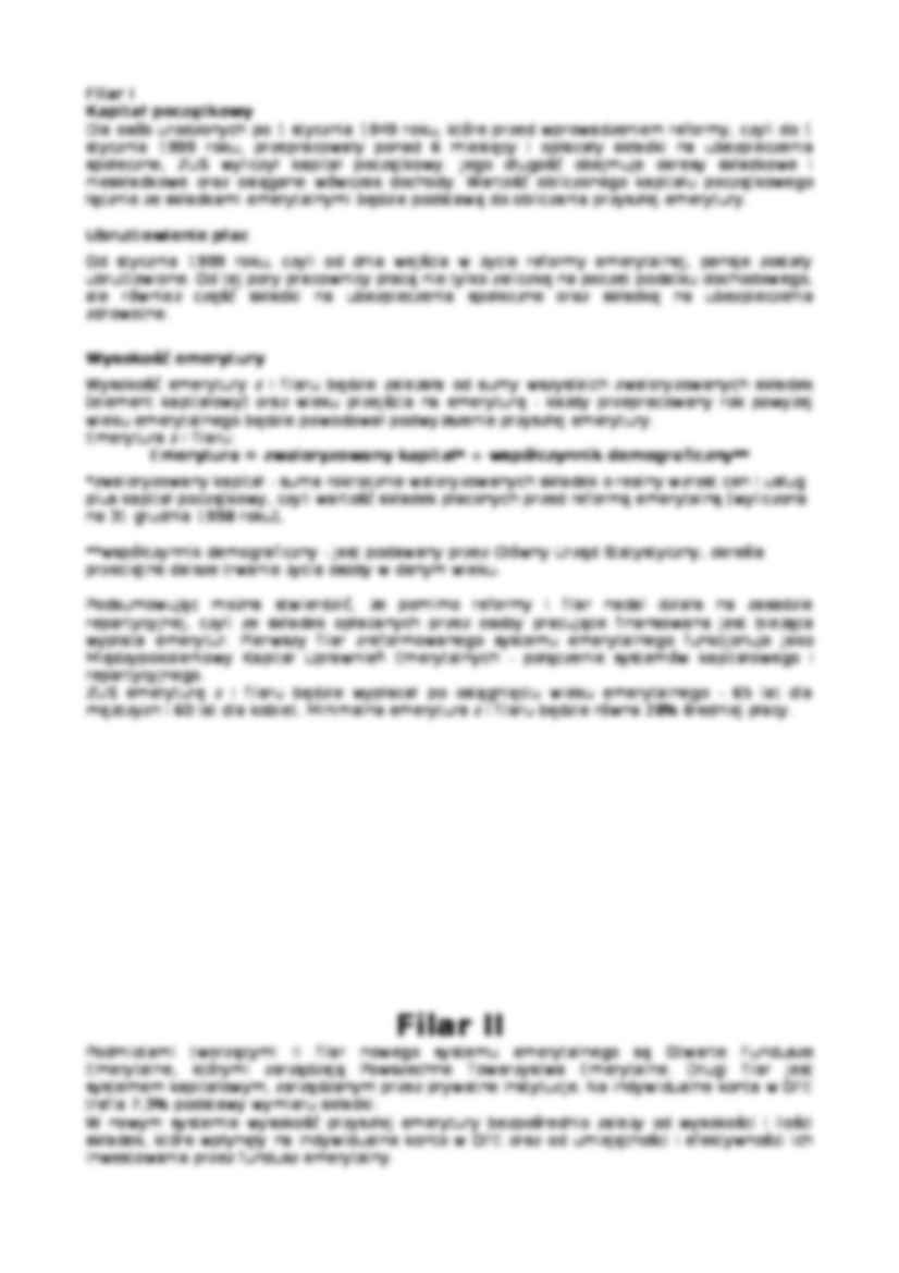 Filar I, II i III  systemu emerytalnego-omówienie - strona 2