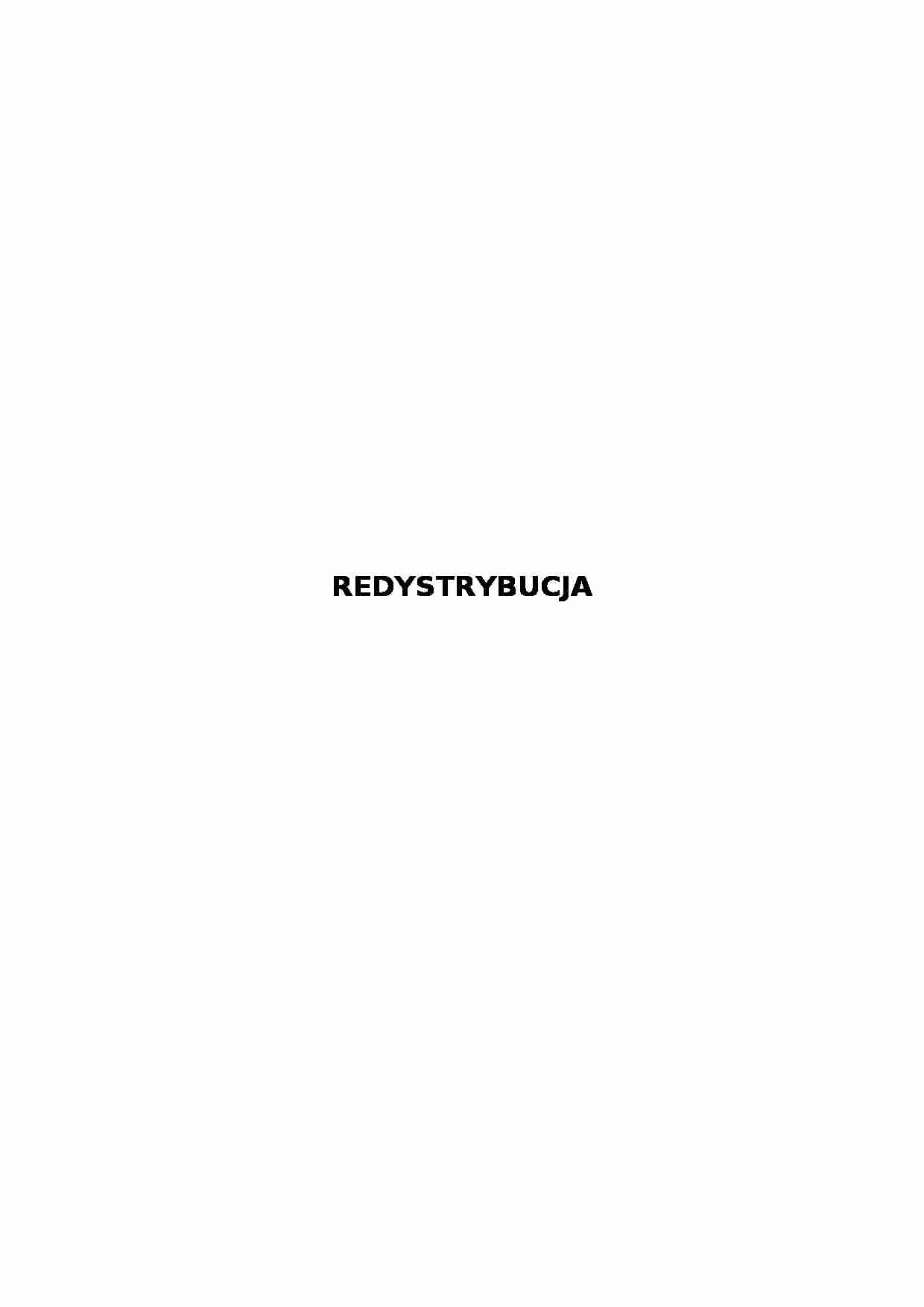 Redystrybucja - Idea pomocniczości - strona 1
