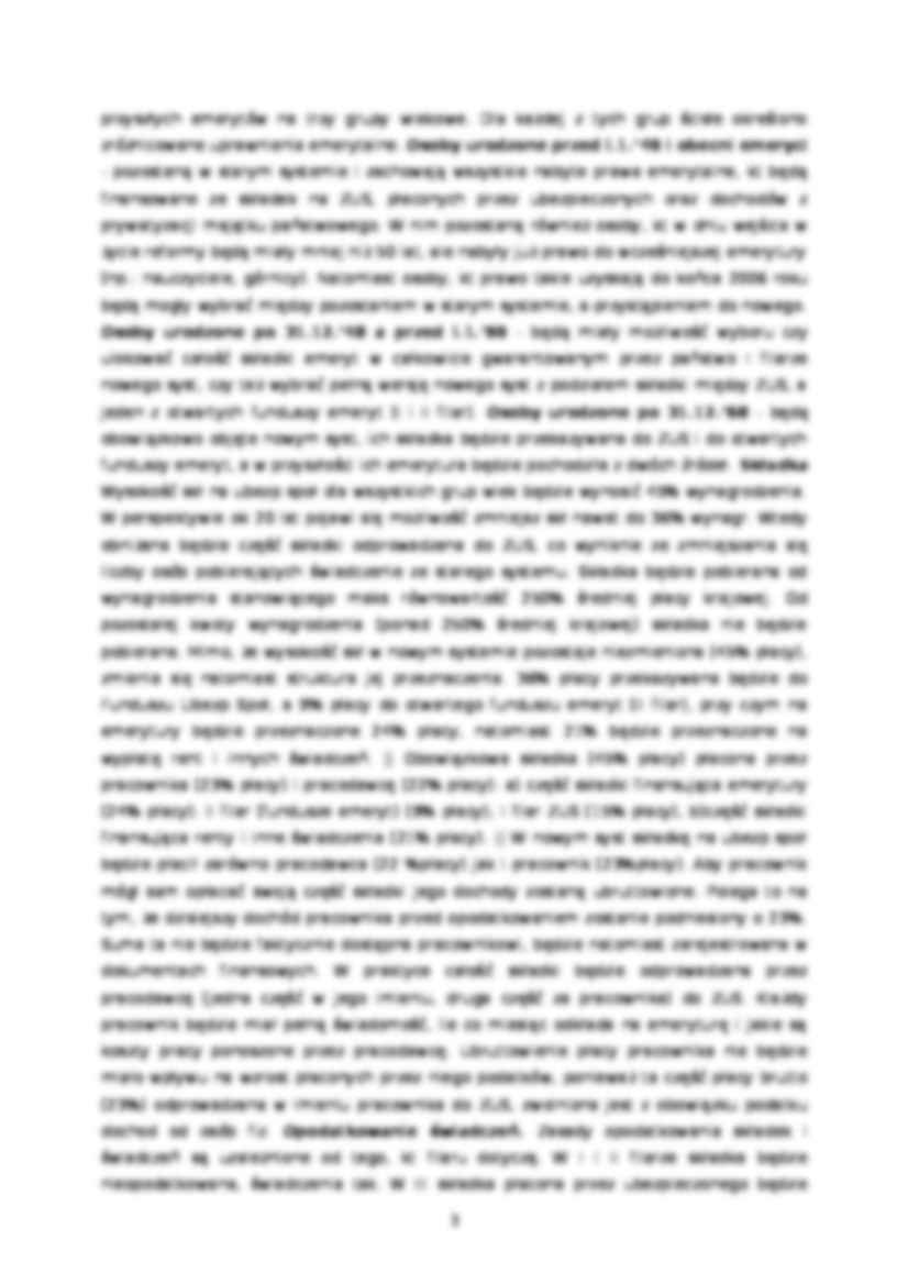 System emerytalny - strona 3