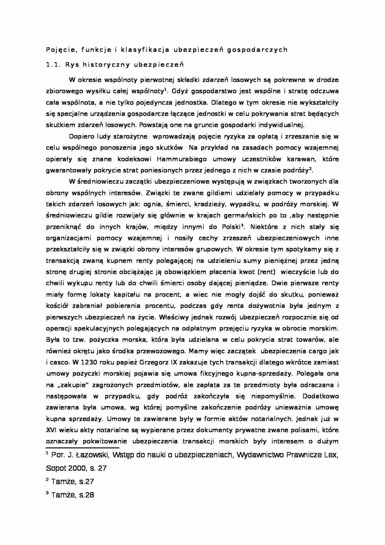 Ubezpieczenia gospodarcze - strona 1