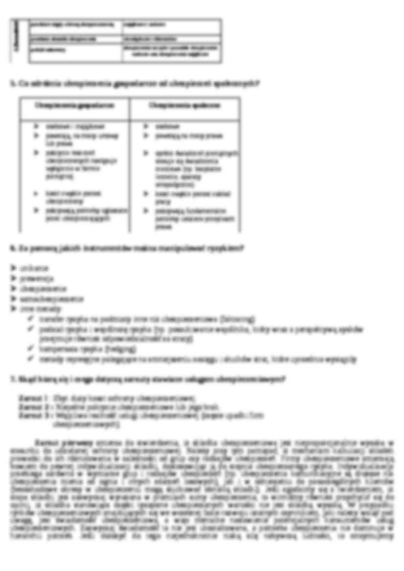 Ubezpieczenia gospodarcze-zagadnienia - strona 2