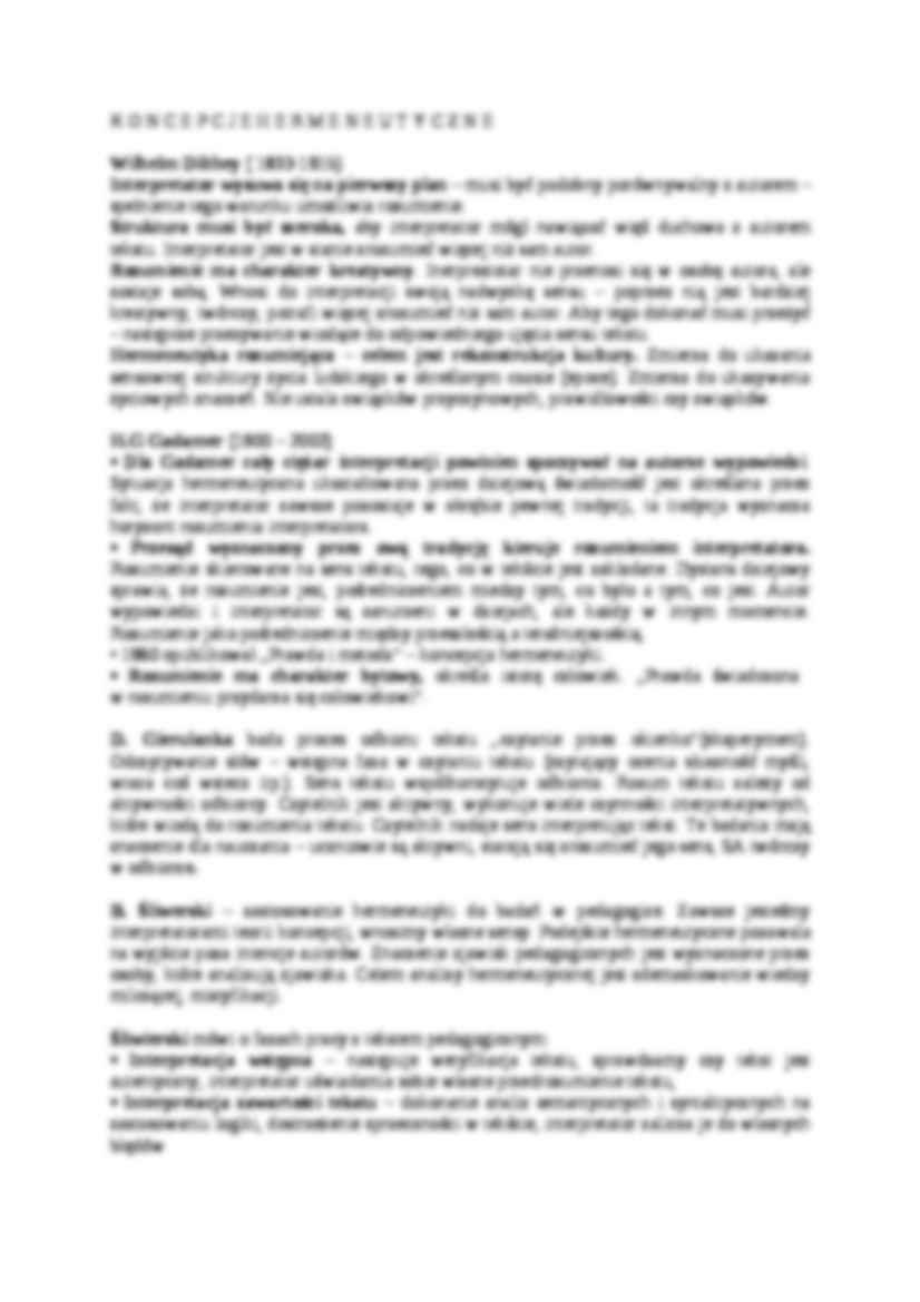 Hermeneutyka w pedagogice - strona 2
