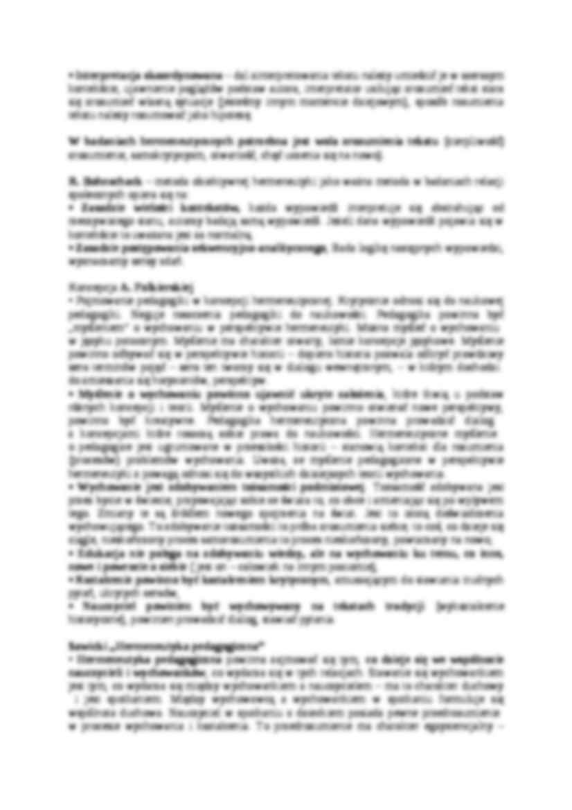 Hermeneutyka w pedagogice - strona 3