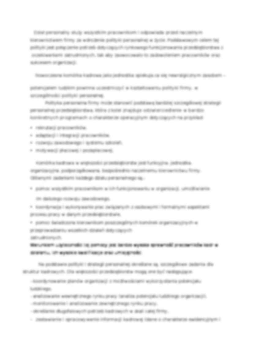 Polityka zatrudnienia - dzial personalny - strona 3