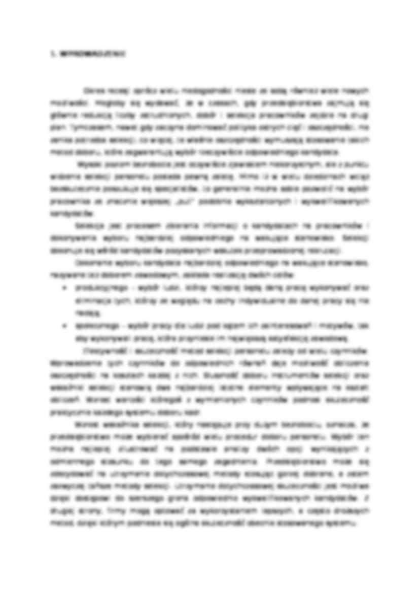 Selekcja pracowników - strona 2