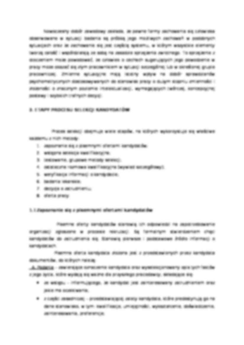 Selekcja pracowników - strona 3