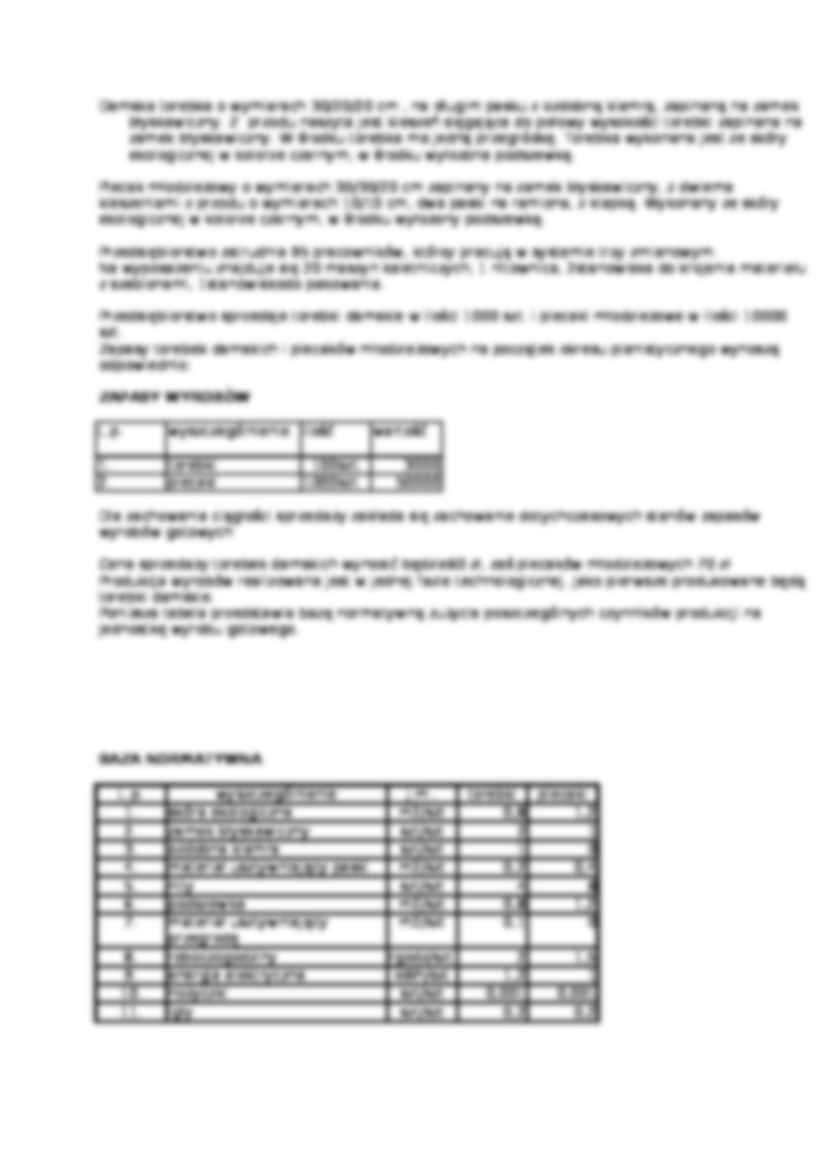 Projekt procesu produkcyjnego - strona 2