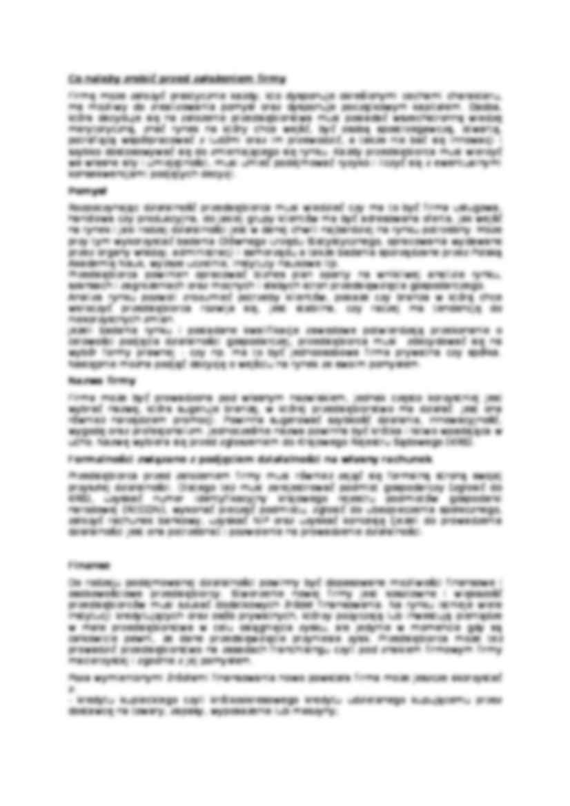 Znaczenie przedsiębiorczości dla gospodarczego rozwoju kraju - strona 3