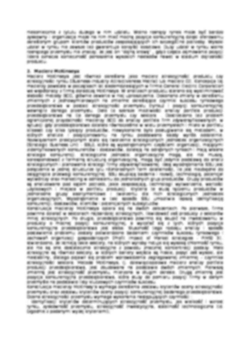 Metody portfelowe - Macierz Boston Consulting Group - strona 3