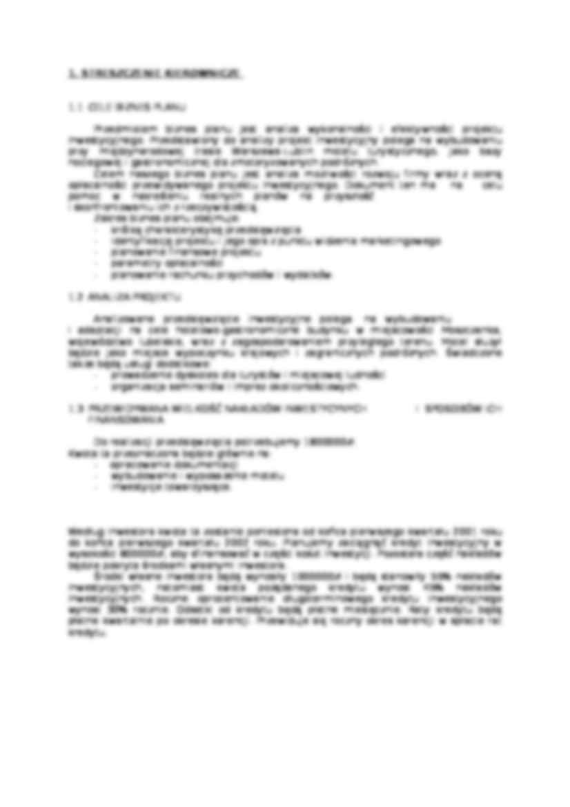 Biznes plan - Motel - strona 2