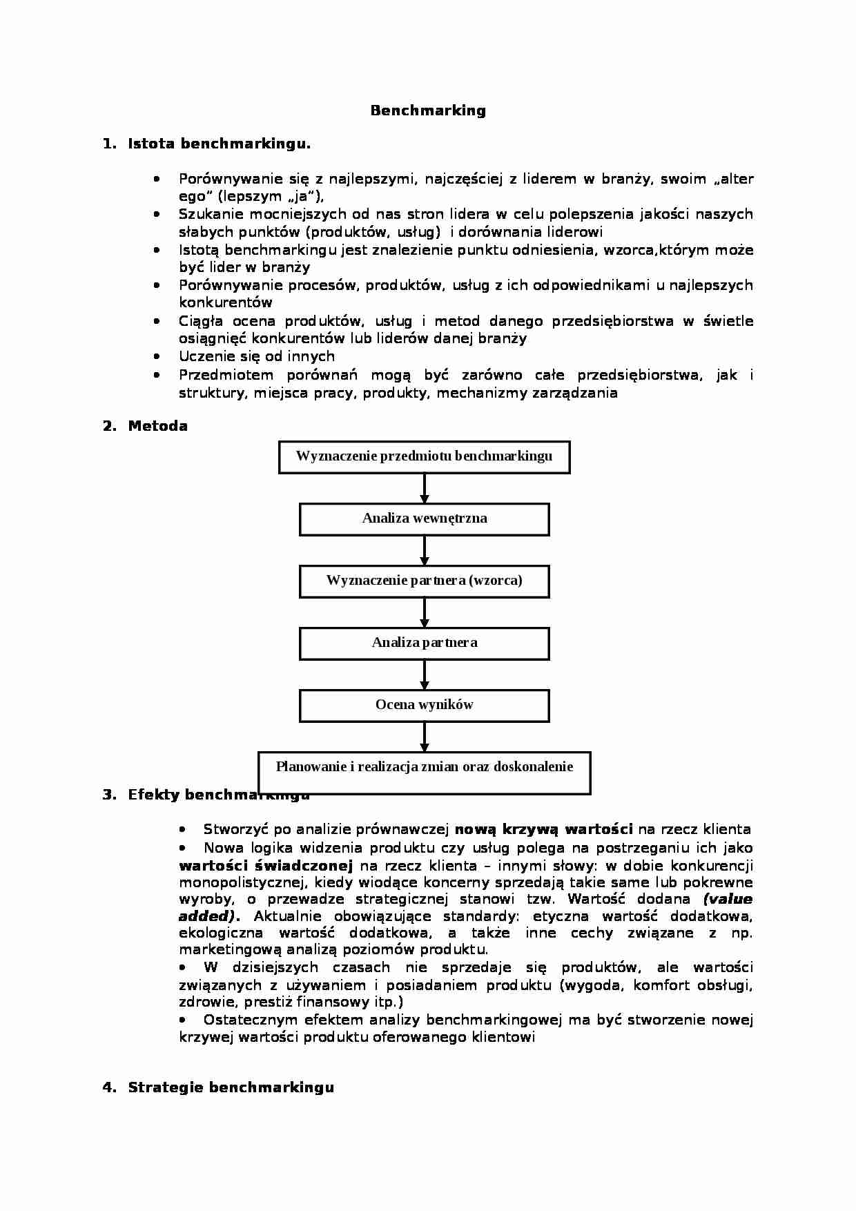 Benchmarking (4) - strona 1