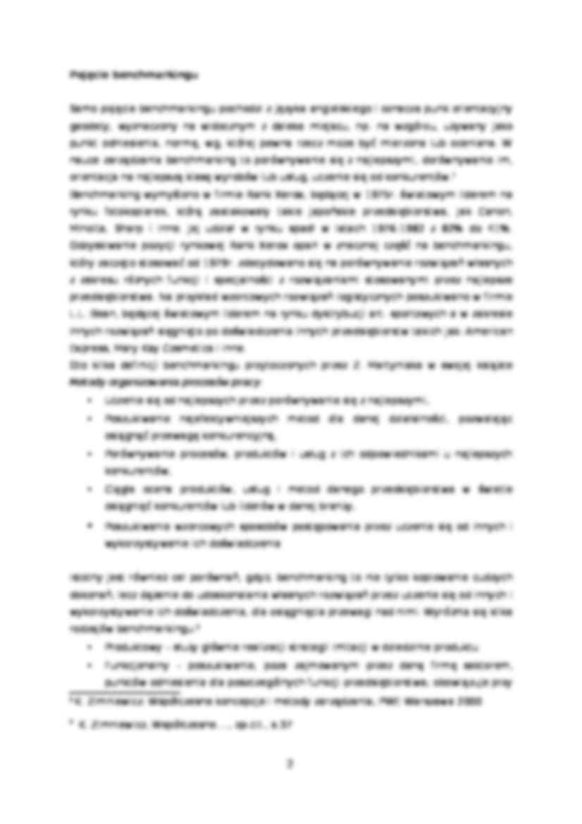 Benchmarking -pojęcie - strona 2