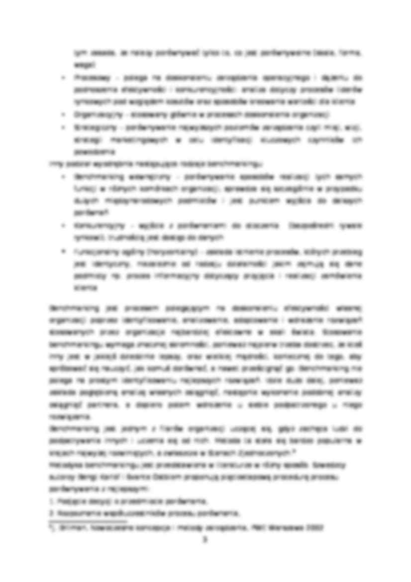 Benchmarking -pojęcie - strona 3