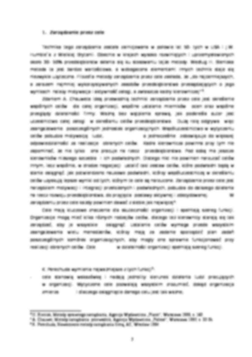 Zarządzanie - metody zarządzania - strona 2