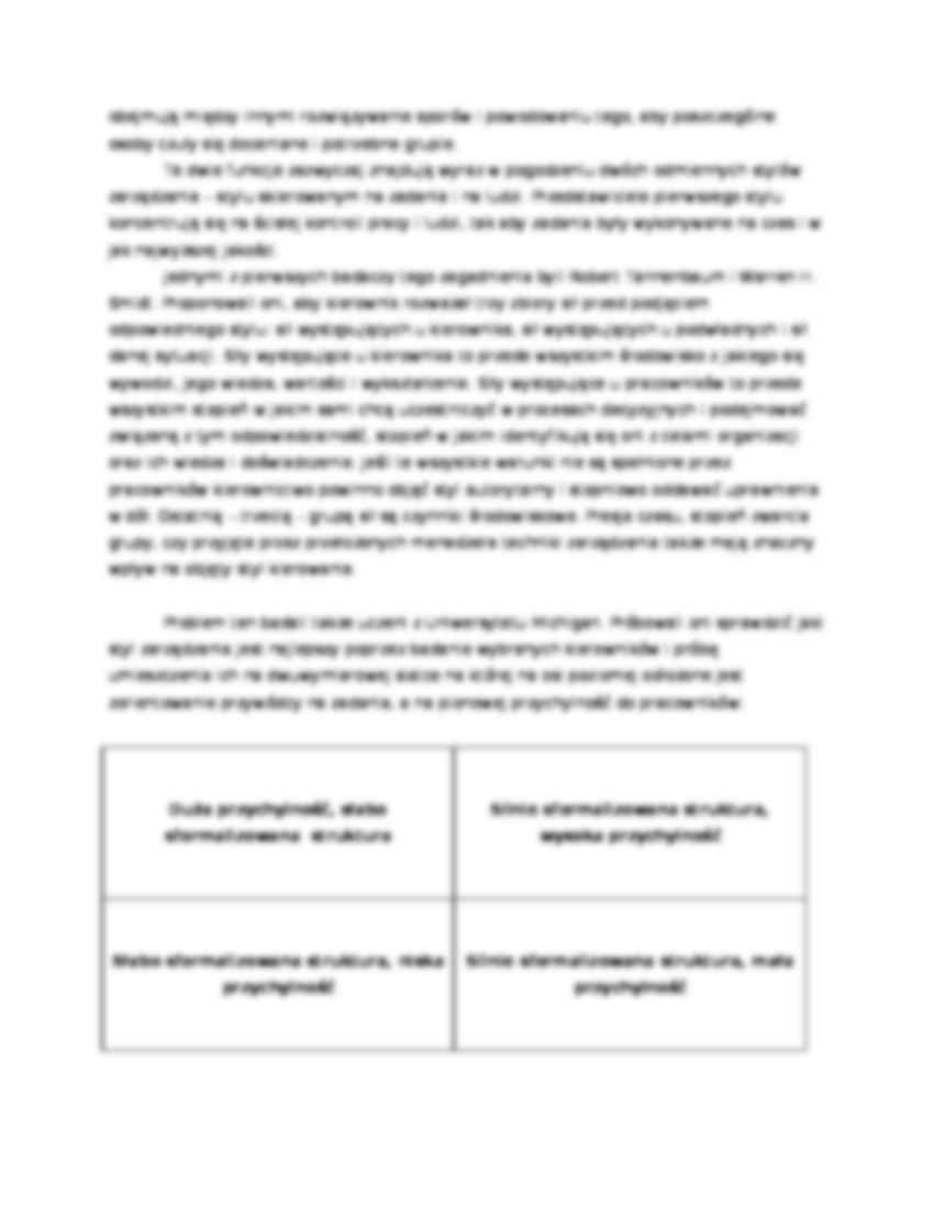 Style i metody kierowania - strona 3