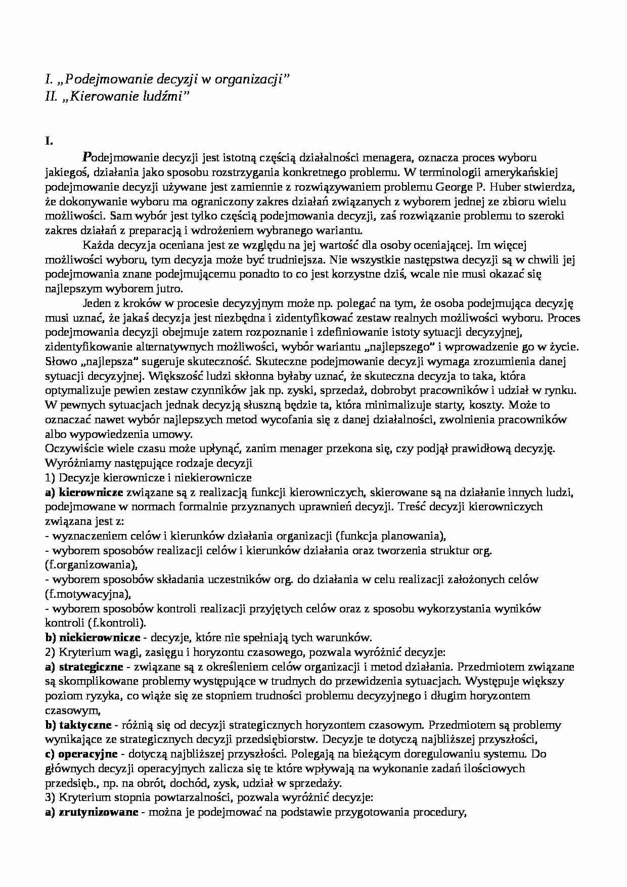 Kierowanie ludźmi - strona 1