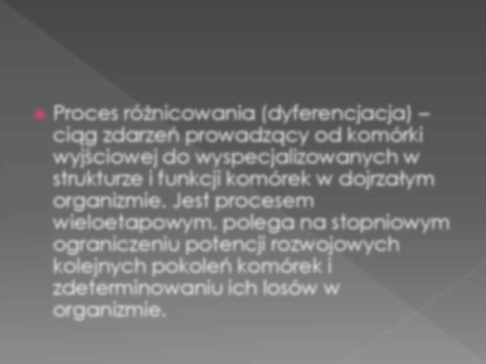 Komórki i ich różnicowanie - strona 2