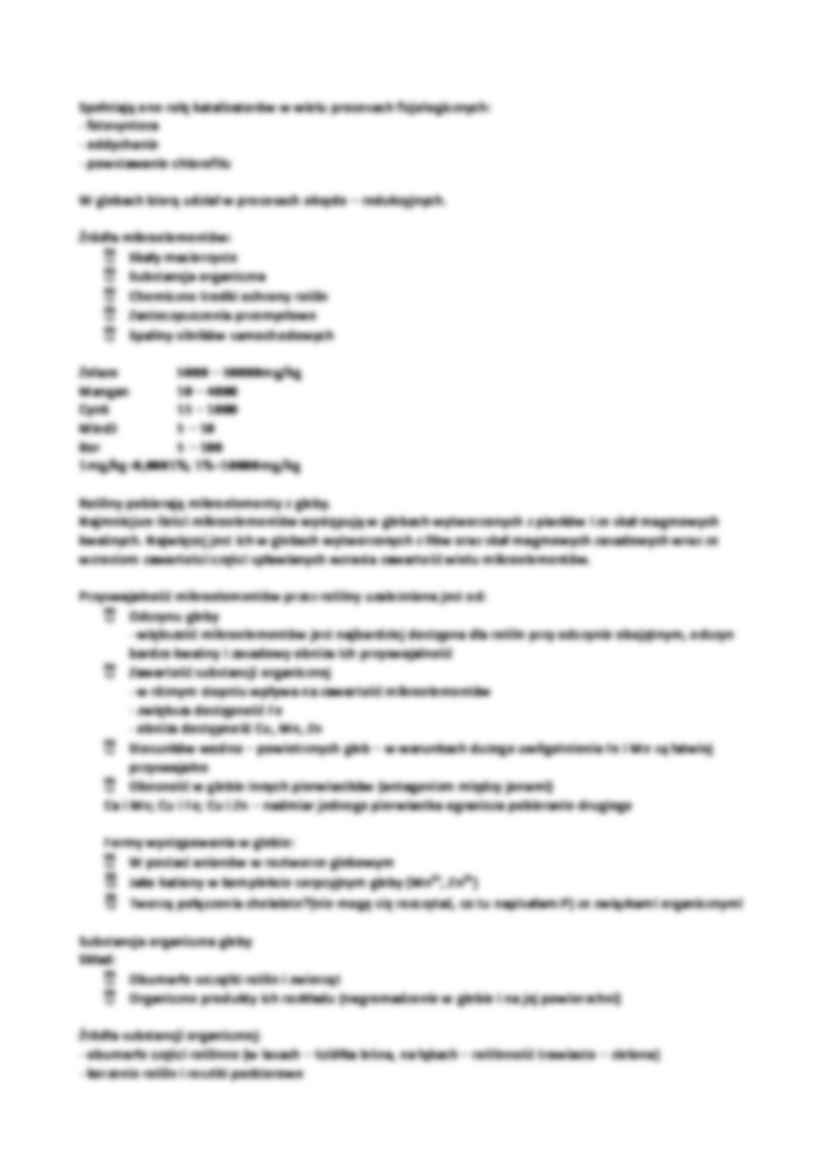 Chemia i fizyka gleb - notatki z wykładu 13 - strona 2